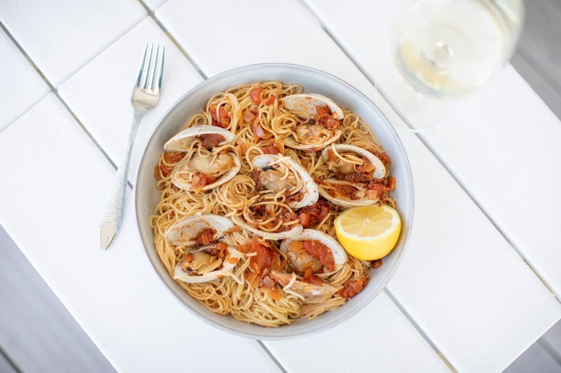 Spicy Clam & Chorizo Pasta – Cherrystone Aqua-Farms