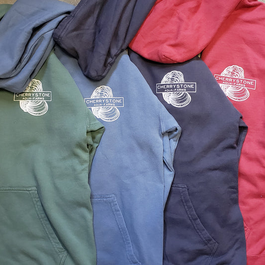 clam sweatshirt, oyster sweatshirt, clam and oyster sweatshirt, cherrystone sweatshirt