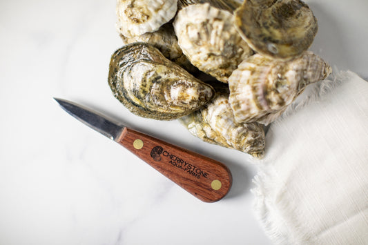 oyster knife, cherrystone aqua-farms oyster knife, knife, oyster tool, tools