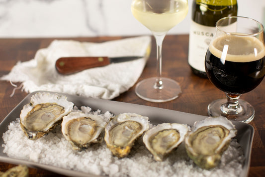 oyster, oysters, oyster sampler, misty point, chincoteague salt, collection, curated collection